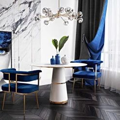 TOV Dining Room Astrid Velvet Chair