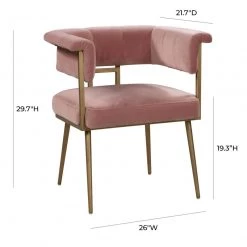 TOV Dining Room Astrid Velvet Chair