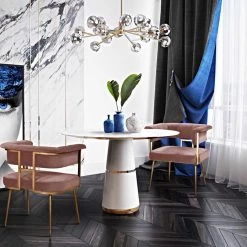 TOV Dining Room Astrid Velvet Chair