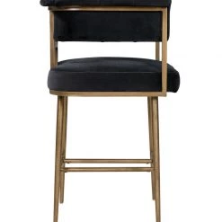TOV Dining Room Astrid Velvet Counter Stool