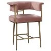 TOV Dining Room Astrid Velvet Counter Stool