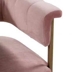 TOV Dining Room Astrid Velvet Counter Stool