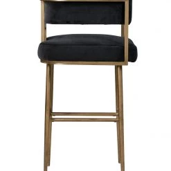 TOV Astrid Velvet Bar Stool Dining Room