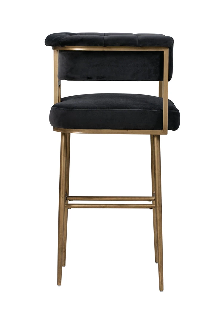 TOV Astrid Velvet Bar Stool Dining Room
