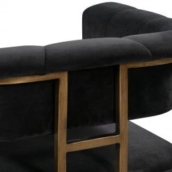 TOV Astrid Velvet Bar Stool Dining Room