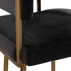 TOV Astrid Velvet Bar Stool Dining Room