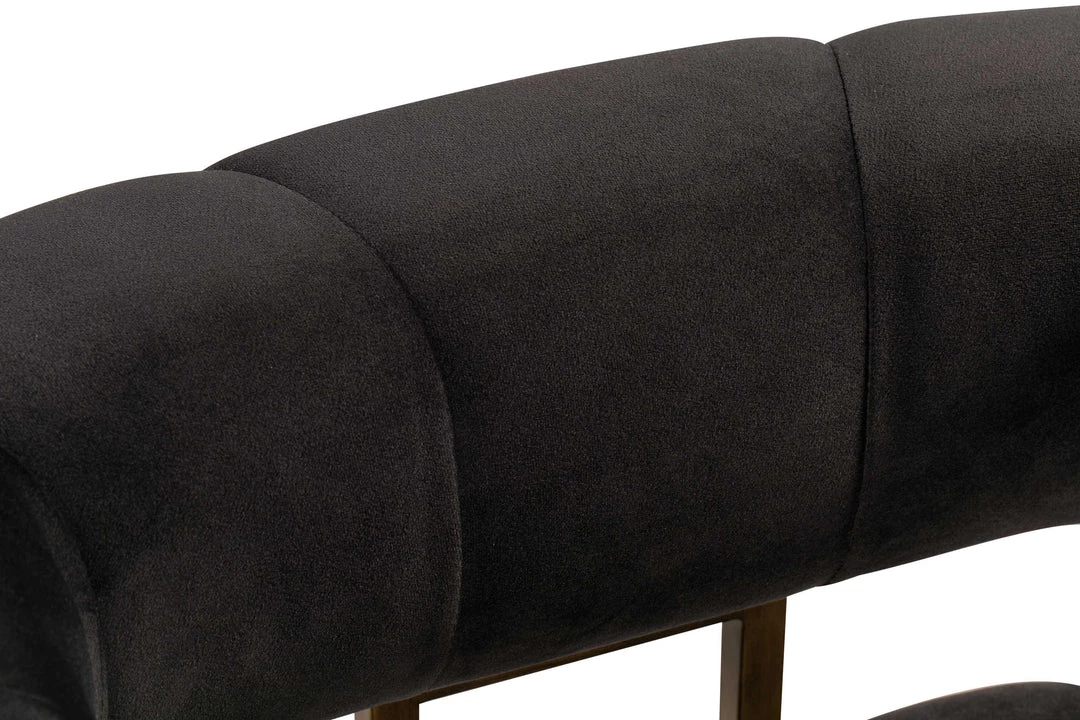 TOV Astrid Velvet Bar Stool Dining Room