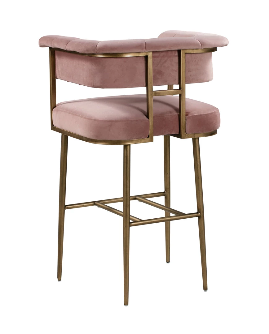TOV Astrid Velvet Bar Stool Dining Room