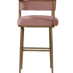 TOV Astrid Velvet Bar Stool Dining Room