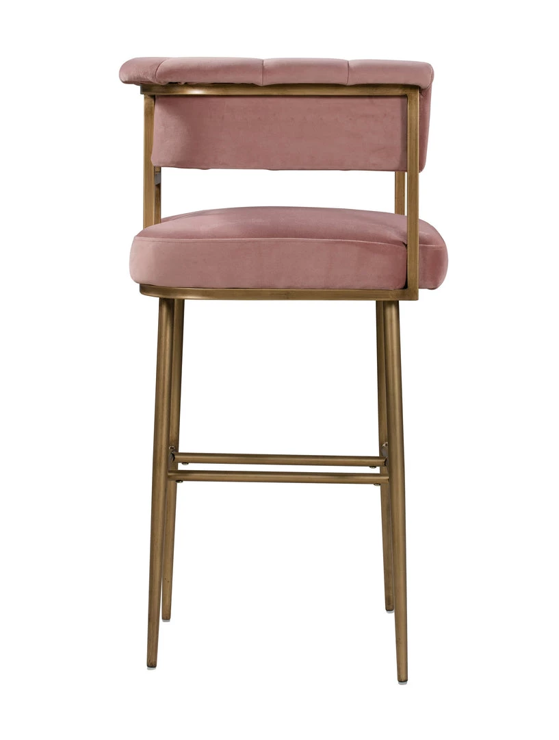 TOV Astrid Velvet Bar Stool Dining Room