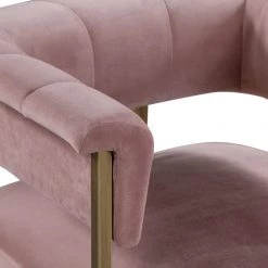 TOV Astrid Velvet Bar Stool Dining Room