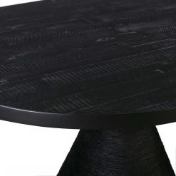TOV Rishi Black Rope Table Dining Room