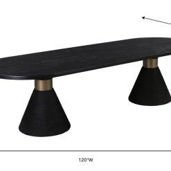 TOV Rishi Black Rope Table Dining Room