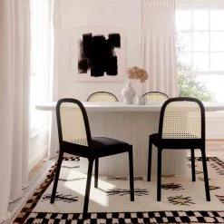 TOV Kora Cane Dining Chair Dining Room
