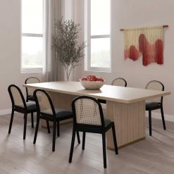 TOV Dining Room Chelsea Oak Rectangular Dining Table