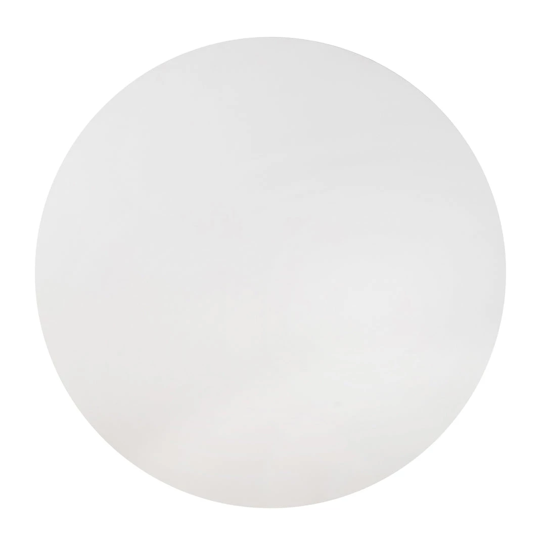 TOV Kali 55" White Round Dining Table