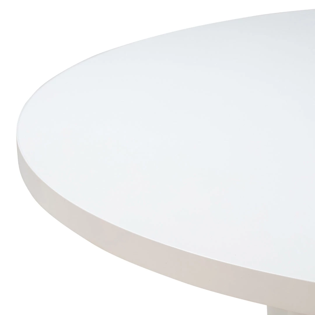 TOV Kali 55" White Round Dining Table