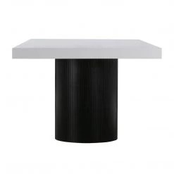TOV Dining Room Nova White Lacquer Dining Table