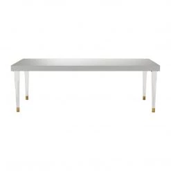 TOV Tabby Glossy Lacquer Dining Table