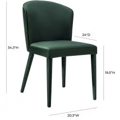 TOV Metropolitan Velvet Chair Dining Room