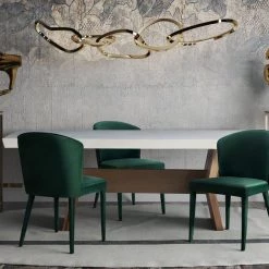 TOV Metropolitan Velvet Chair Dining Room