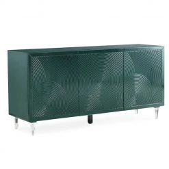 TOV Living Room Karma Green Lacquer Buffet