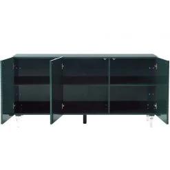 TOV Living Room Karma Green Lacquer Buffet