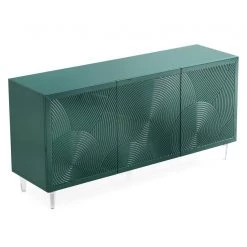 TOV Living Room Karma Green Lacquer Buffet