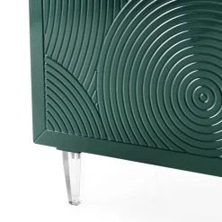 TOV Living Room Karma Green Lacquer Buffet