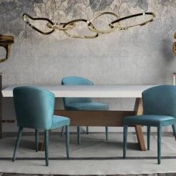 TOV Metropolitan Velvet Chair Dining Room