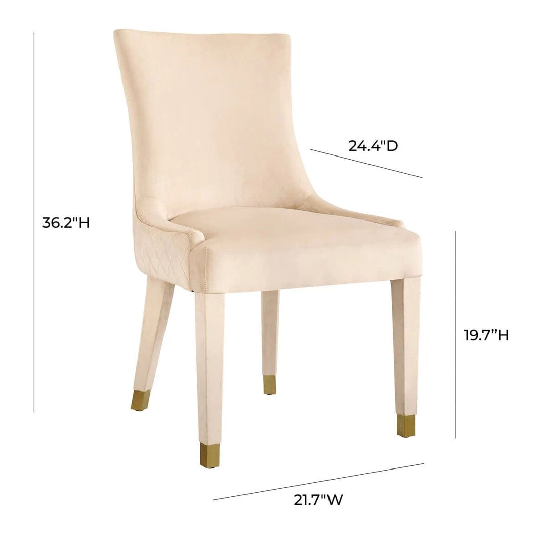 TOV Dining Room Diamond Dining Chair (Set Of 2)