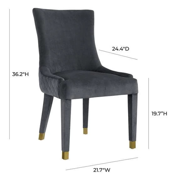 TOV Dining Room Diamond Dining Chair (Set Of 2)