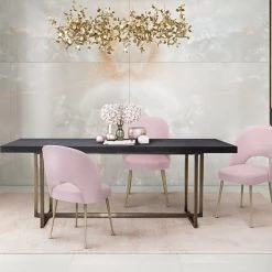 TOV Swell Velvet Chair Dining Room