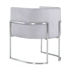 TOV Giselle Velvet Dining Chair - Silver Frame Dining Room