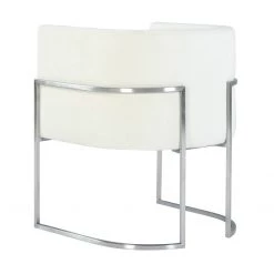 TOV Giselle Velvet Dining Chair - Silver Frame Dining Room