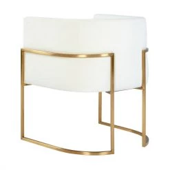 TOV Giselle Velvet Dining Chair - Gold Frame Dining Room