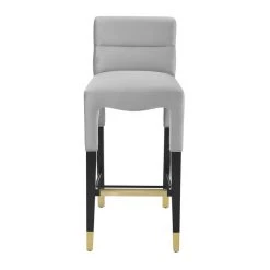 TOV Dining Room Taylor Burnt Velvet Barstool