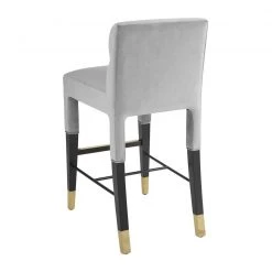 TOV Taylor Burnt Velvet Counter Stool Dining Room