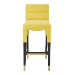 TOV Dining Room Taylor Burnt Velvet Barstool