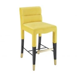 TOV Taylor Burnt Velvet Counter Stool Dining Room