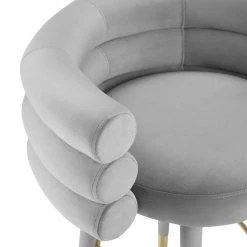 TOV Betty Velvet Counter Stool Dining Room