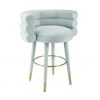 TOV Betty Velvet Counter Stool Dining Room