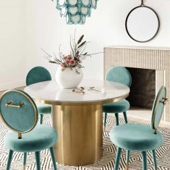 TOV Kylie Velvet Dining Chair Dining Room