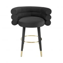 TOV Betty Velvet Counter Stool Dining Room