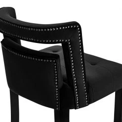 TOV Hart Velvet Bar Stool Dining Room