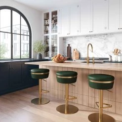 TOV Astro Gold Adjustable Stool Bar Stools & Carts