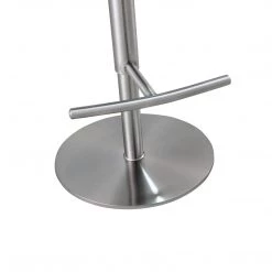 TOV Dining Room Reagan Silver Adjustable Stool