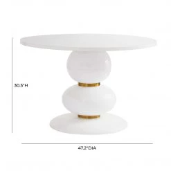 TOV Dining Room Arianna Round Dining Table
