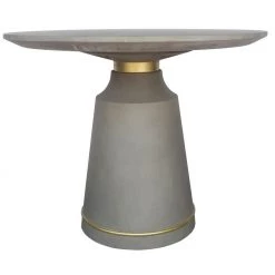 TOV Dining Room Dumbo Concrete Dining Table