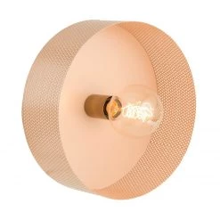 TOV Mokhtar Blush Round Wall Sconce Home Decor